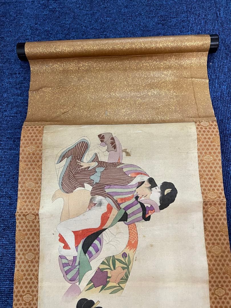1466  骨董　古美術　春画　巻物　希少　時代物