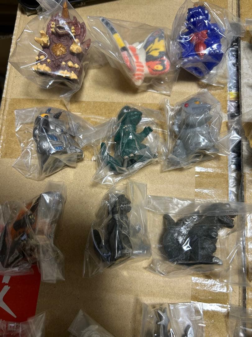 ゴジラ総攻撃 ゴジラ総進撃 指人形 ソフビ フィギュア GODZILLA 25体