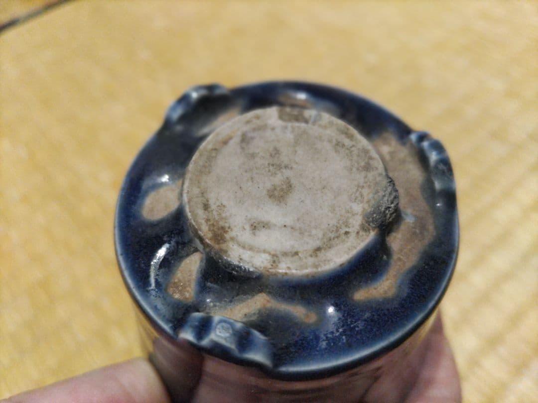 伊万里　瑠璃釉　香炉　江戸前期　無傷　初期伊万里？
