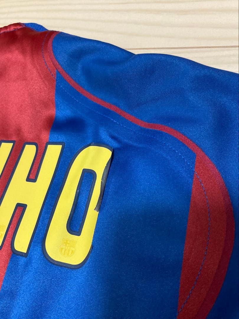 バルセロナ04/05（H）CLモデル #10 RONALDINHO 選手支給品