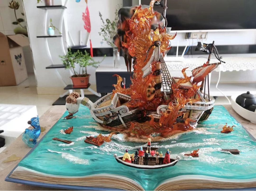 ワンピース ゴーイングメリー号 ガレージキット ガレキ スタチュー①