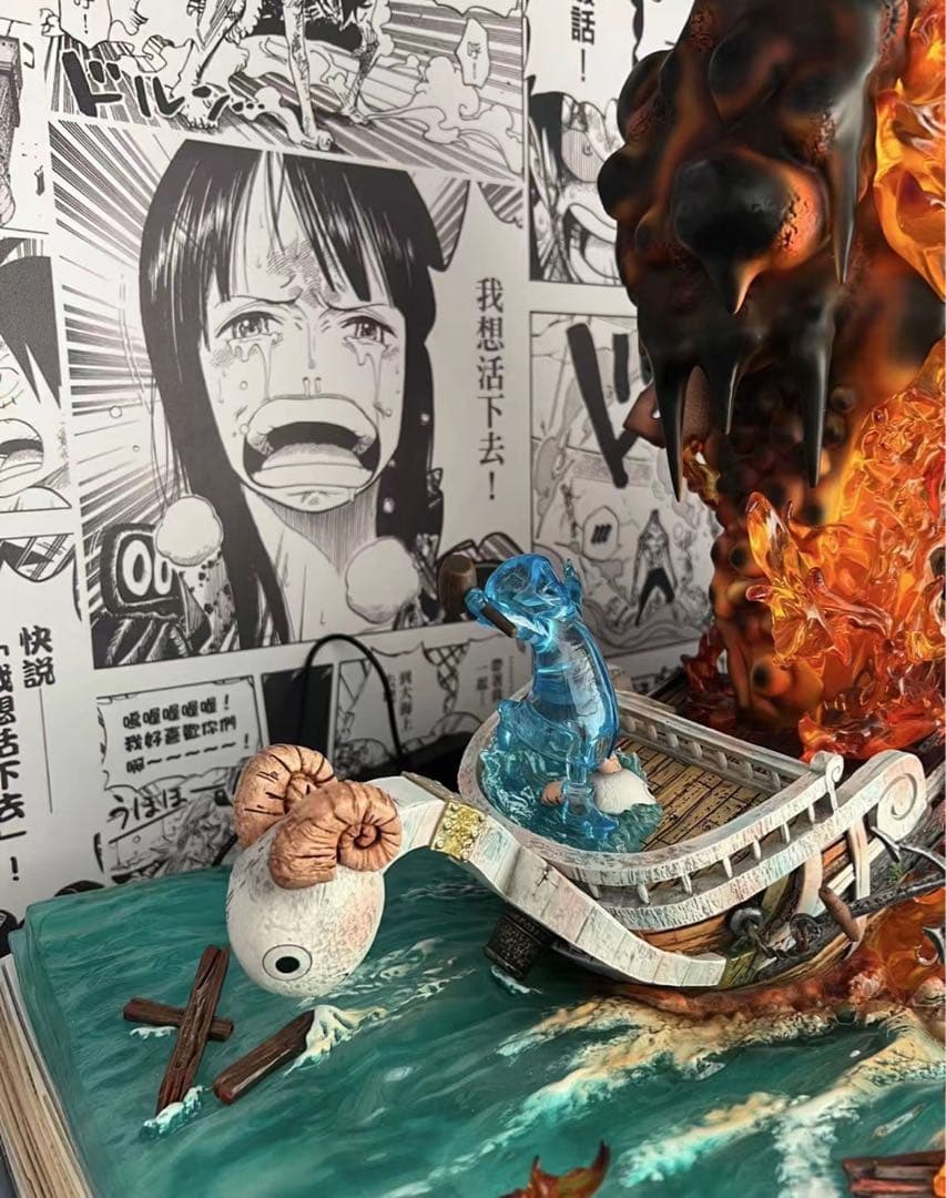 ワンピース ゴーイングメリー号 ガレージキット ガレキ スタチュー①