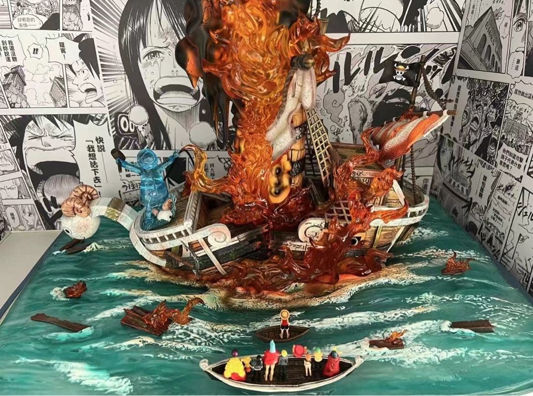 ワンピース ゴーイングメリー号 ガレージキット ガレキ スタチュー①