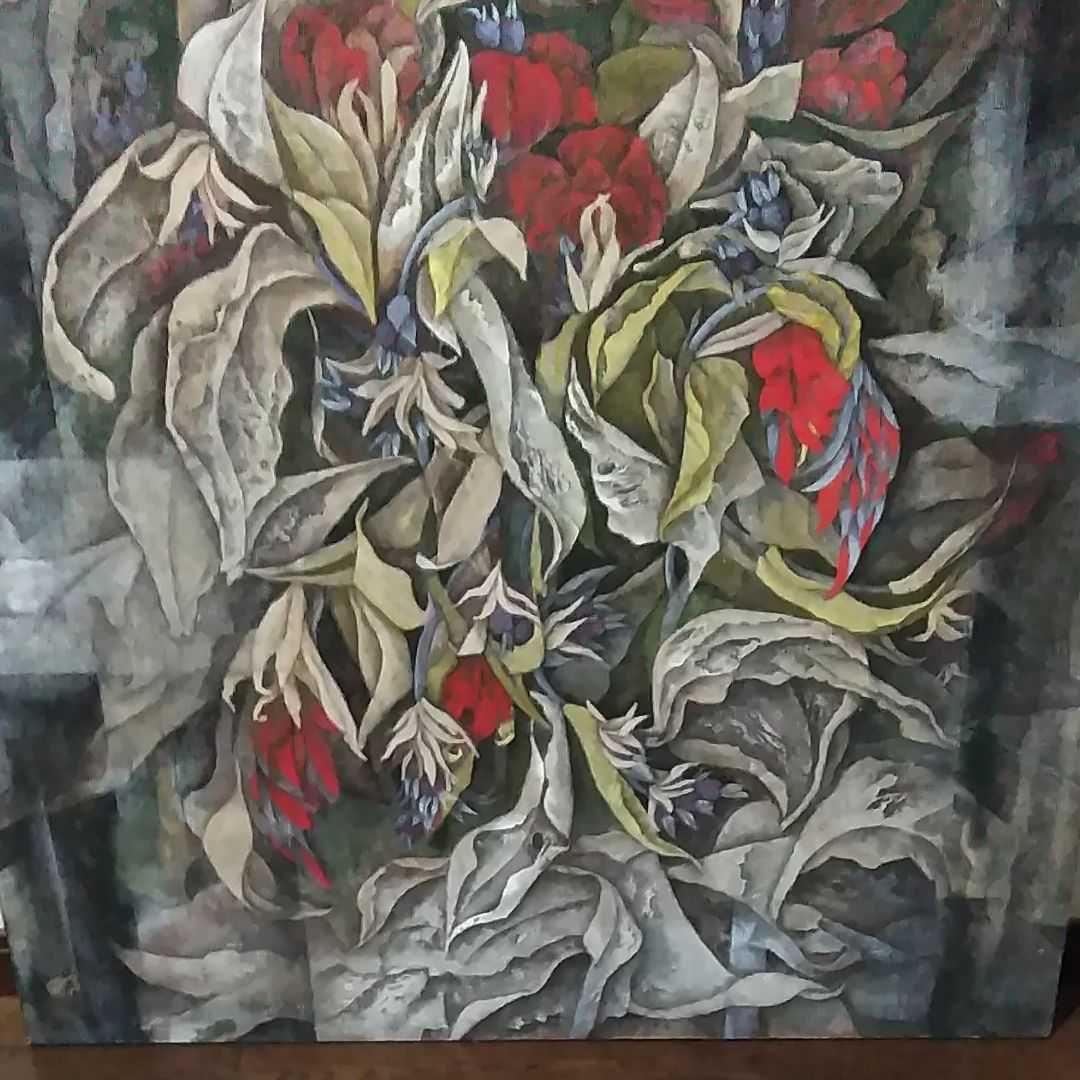 日本画(41)　番外編　カンナ