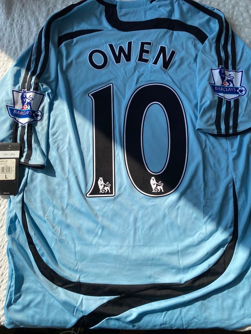 【正規品・タグ付き】　オーウェン　ユニフォーム　ニューカッスル　07/08