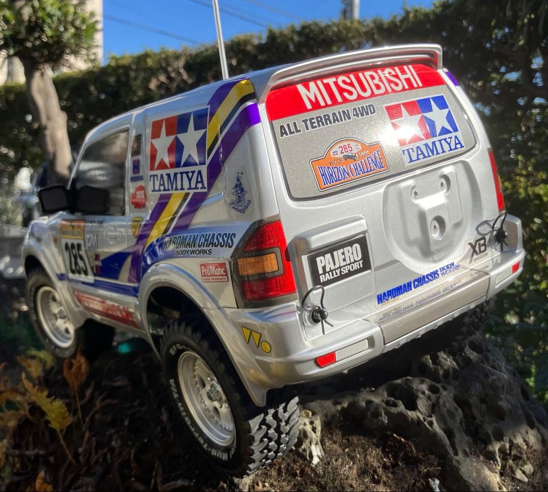タミヤ1/10 XB三菱パジェロ　ラリースポーツ　ラジコン電動RC 4WD