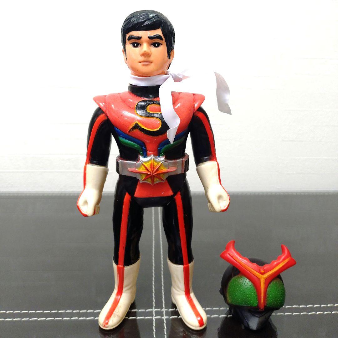 当時物 旧バンダイ 仮面ライダーストロンガー スタンダード 面取れ