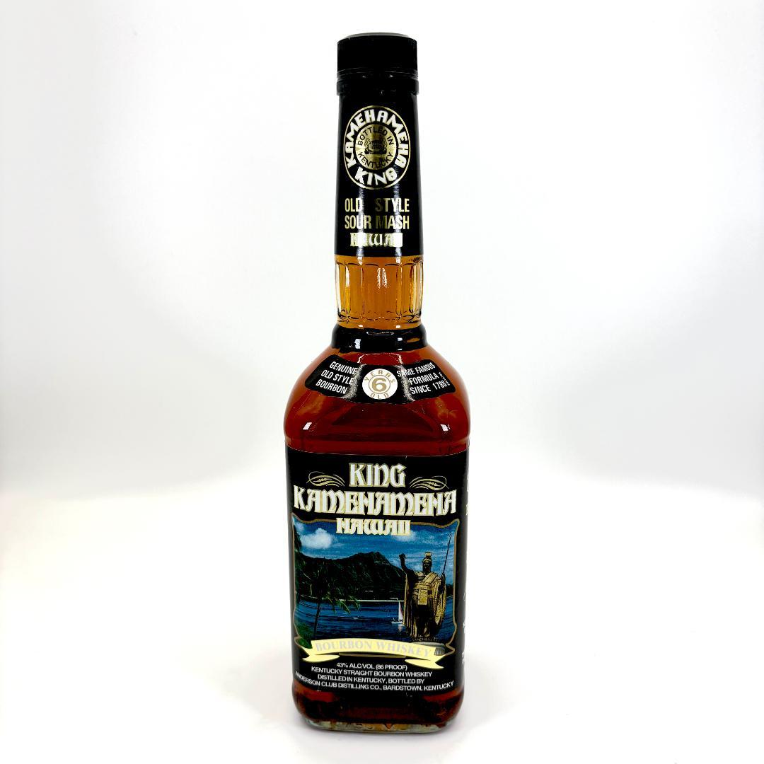 【ハワイ限定】キングカメハメハ バーボン 6年 750ml (箱あり)