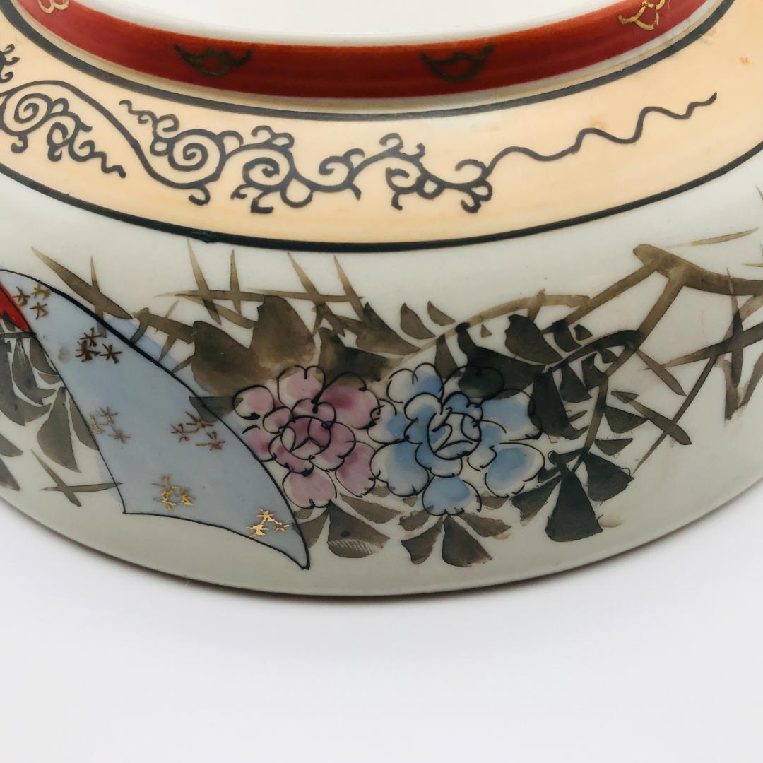 九谷 金蘭手 平安朝絵付け 浅鉢 2枚セット