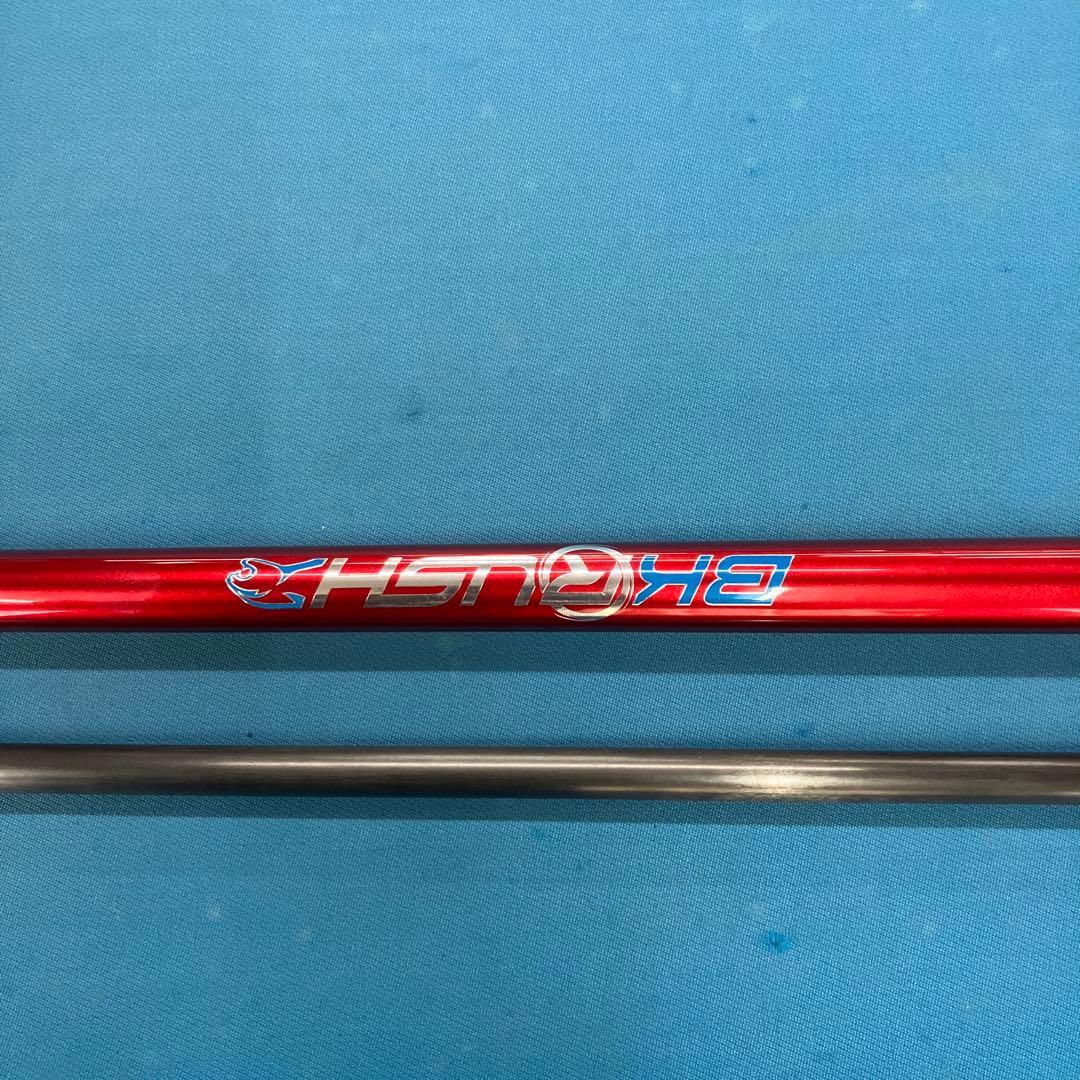 BKUSH ビリヤードキュー 赤 カーボンファイバー