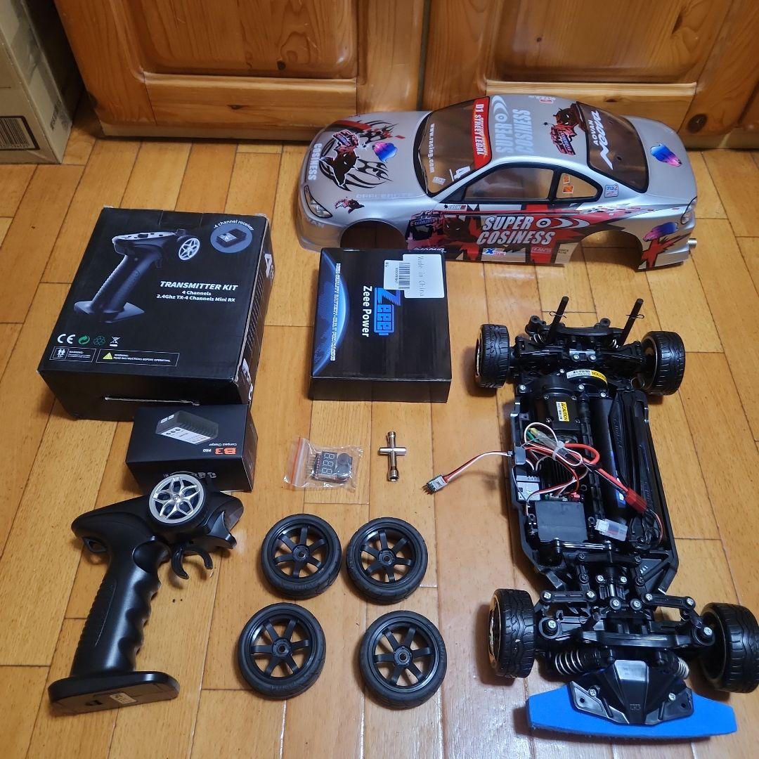 タミヤ ドリフト ラジコン フルセット　TT02　シルビア　　　　　　　tt01