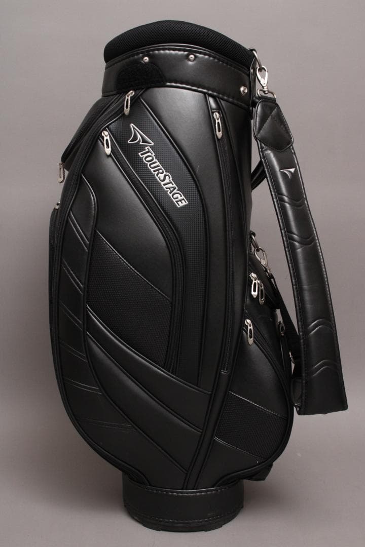 【美品】ツアーステージ TOURSTAGE キャディバッグ《9型》カート 5分割