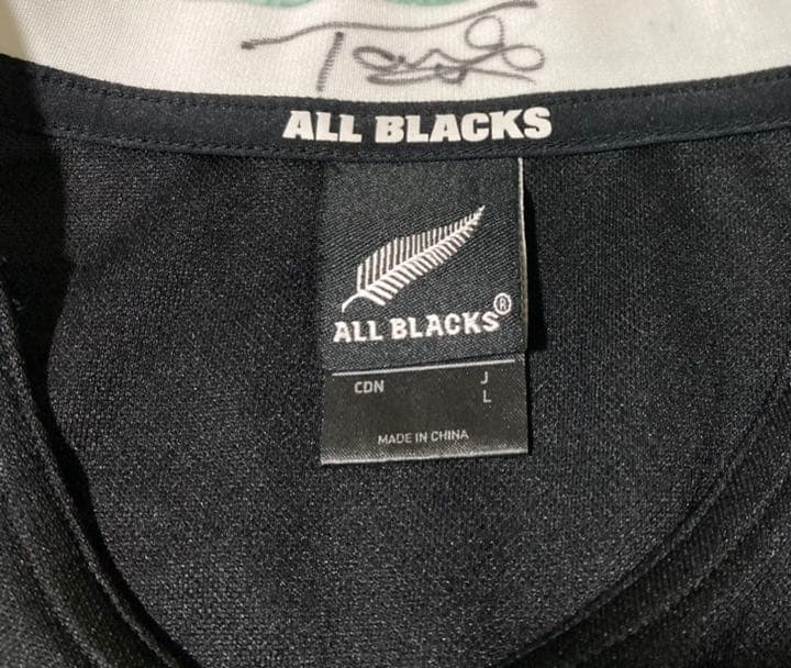 (1回使用)オールブラックス2018 ウマンガ ウィリアムズサイン付