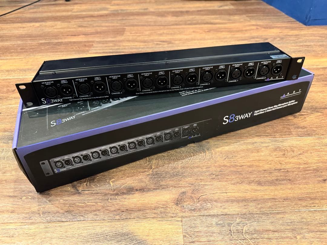 【値下げ】ART S8 3WAY マイクスプリッター　高音質・3系統アウト