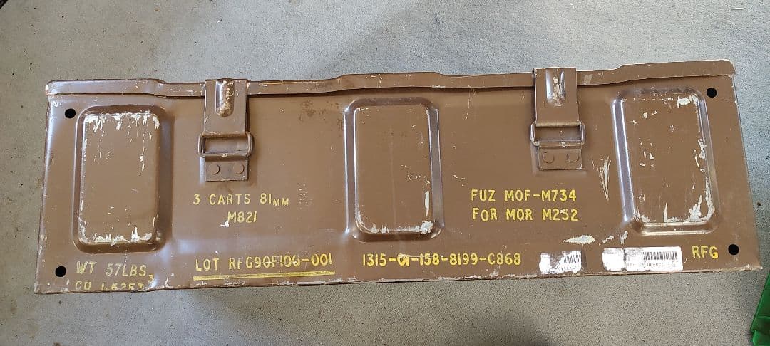 弾薬ケース ブラウン