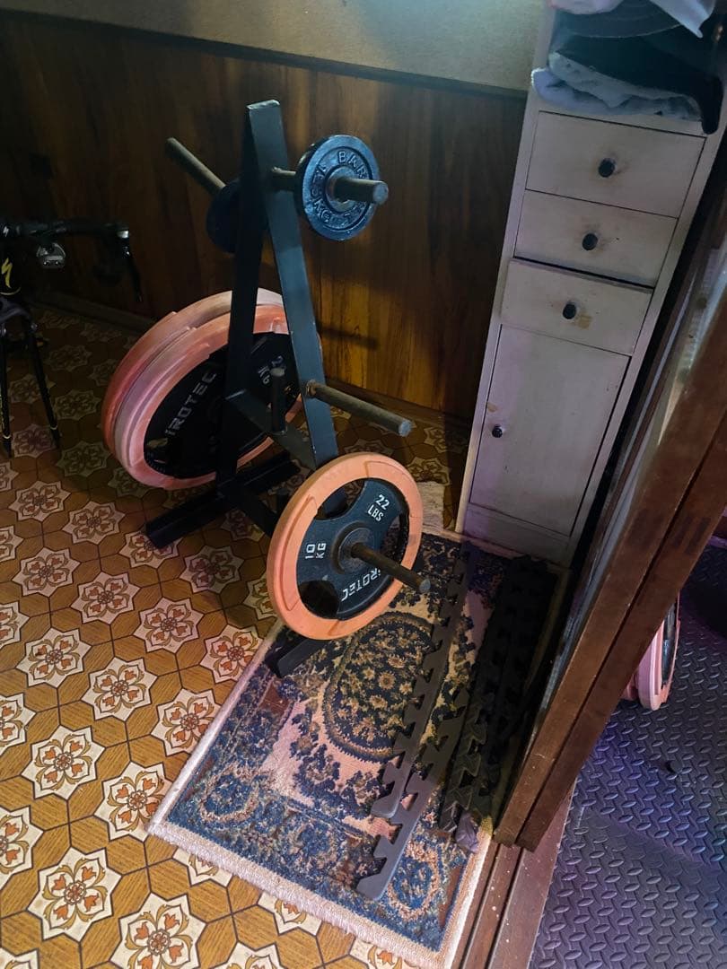 バーベルラック アイロテック455 パワーラック一式