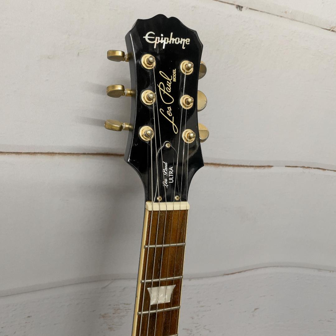 美品・最上位機種 Epiphone レスポール UltraⅡ 軽量 ナノマグ搭載