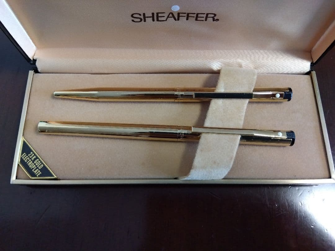 SHEAFFER　シェーファー　万年筆　ボールペン　23k ゴールド　金