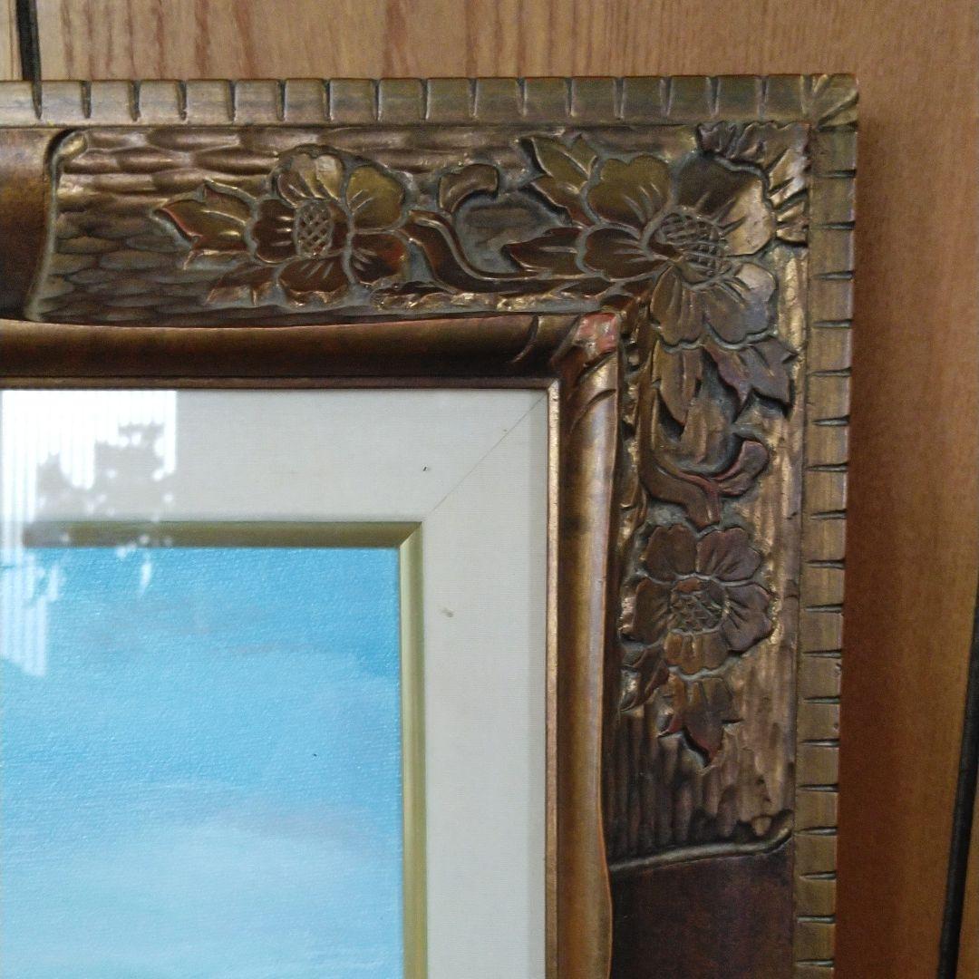 風景画　油絵F10　額付