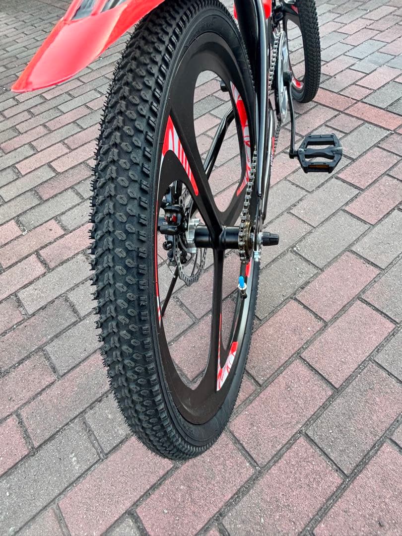 新車キッズ・サイクル(24㌅)お引き取り用ですが、→配達も可能です。