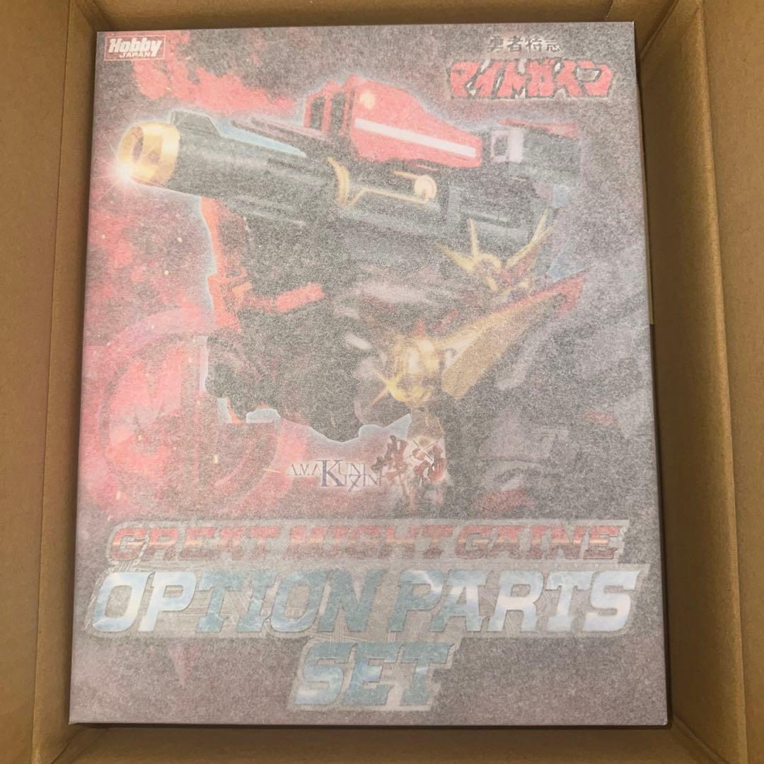 ホビージャパン　AMKUNI 機神　グレートマイトガイン&オプションパーツセット