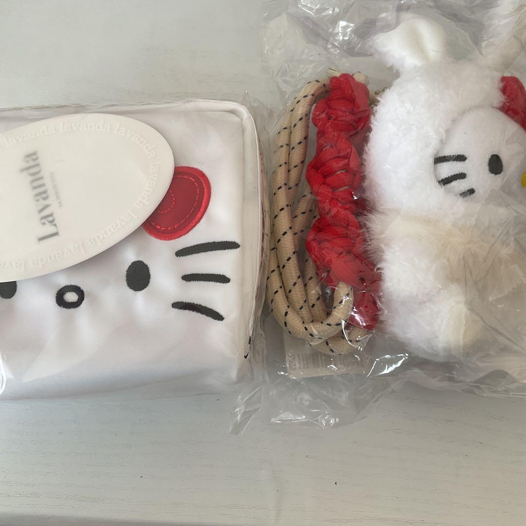 LAVANDA & Hello Kitty ポーチ　スマホショルダー