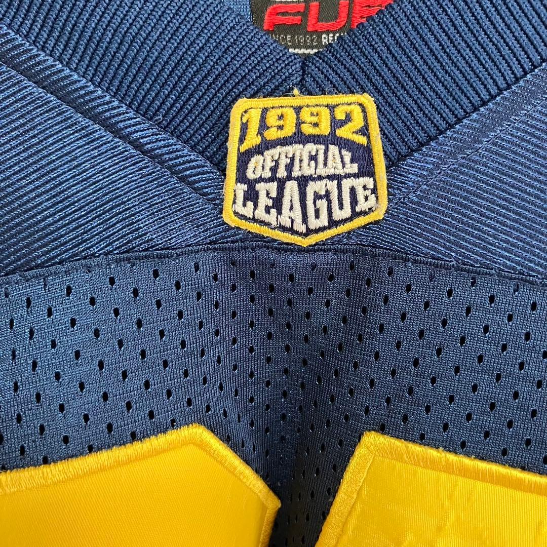 FUBU ゲームシャツ 05 刺繍 1992 オフィシャルリーグ ネイビーXL