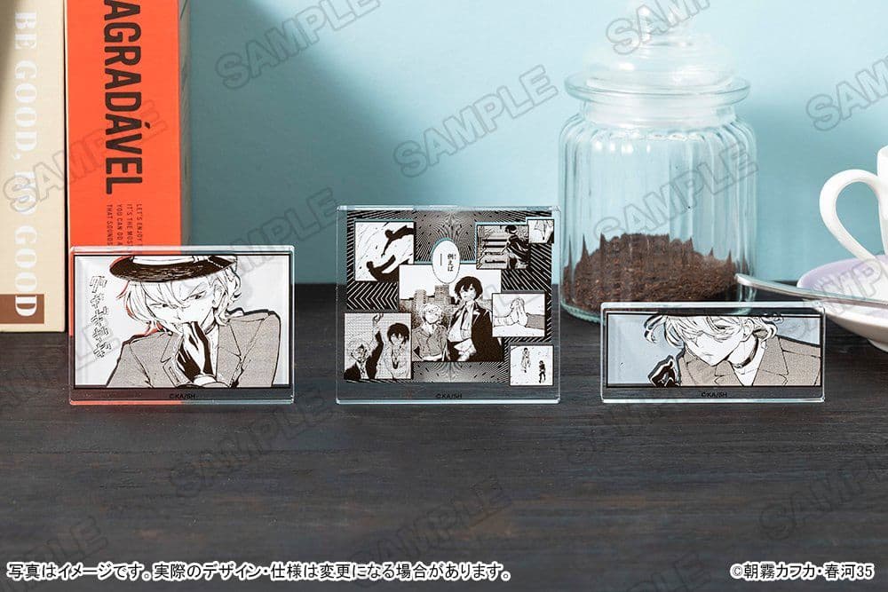 文豪ストレイドッグス　文スト コマプレートスタンド セット　e 中原中也