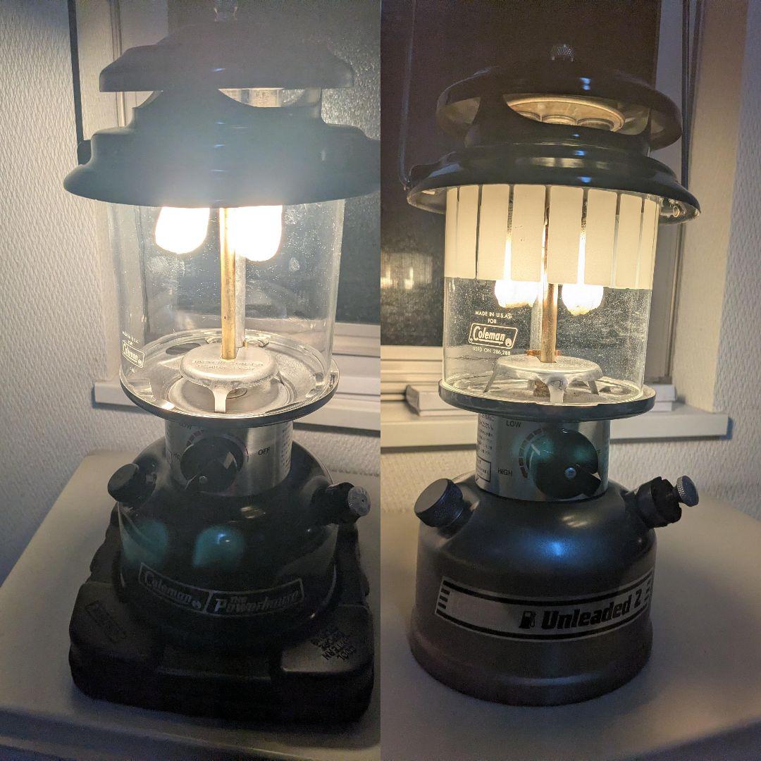 コールマン　ガソリンランタン290＆アンレデッド2ランタン　2個セット