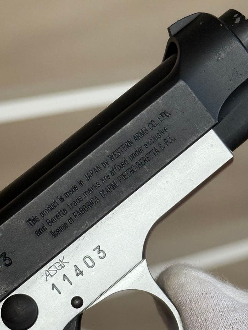 WA ベレッタ M1934 HW ツートン ガスブロ ガスガン beretta