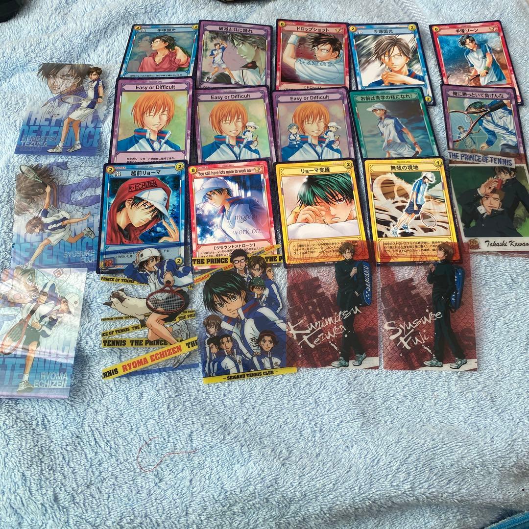 テニスの王子様トレーディングカード、クリアカード手塚、不二、越前まとめ売り
