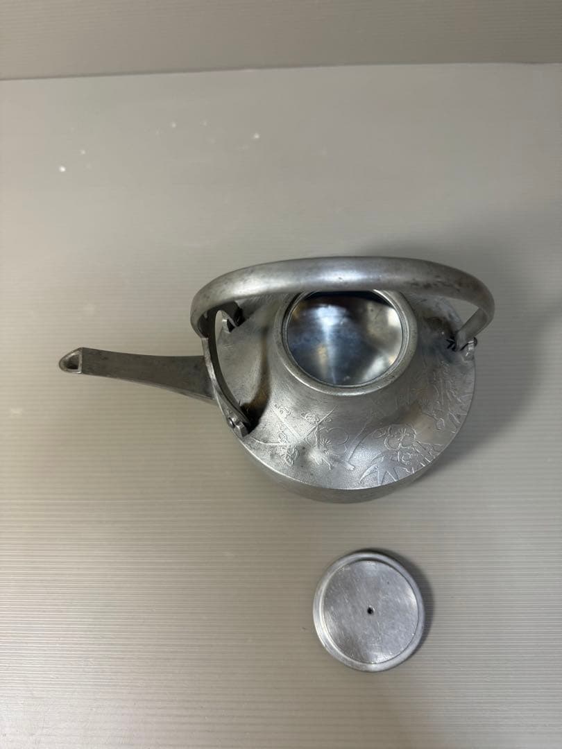 2271 錫製　松竹梅　銚子