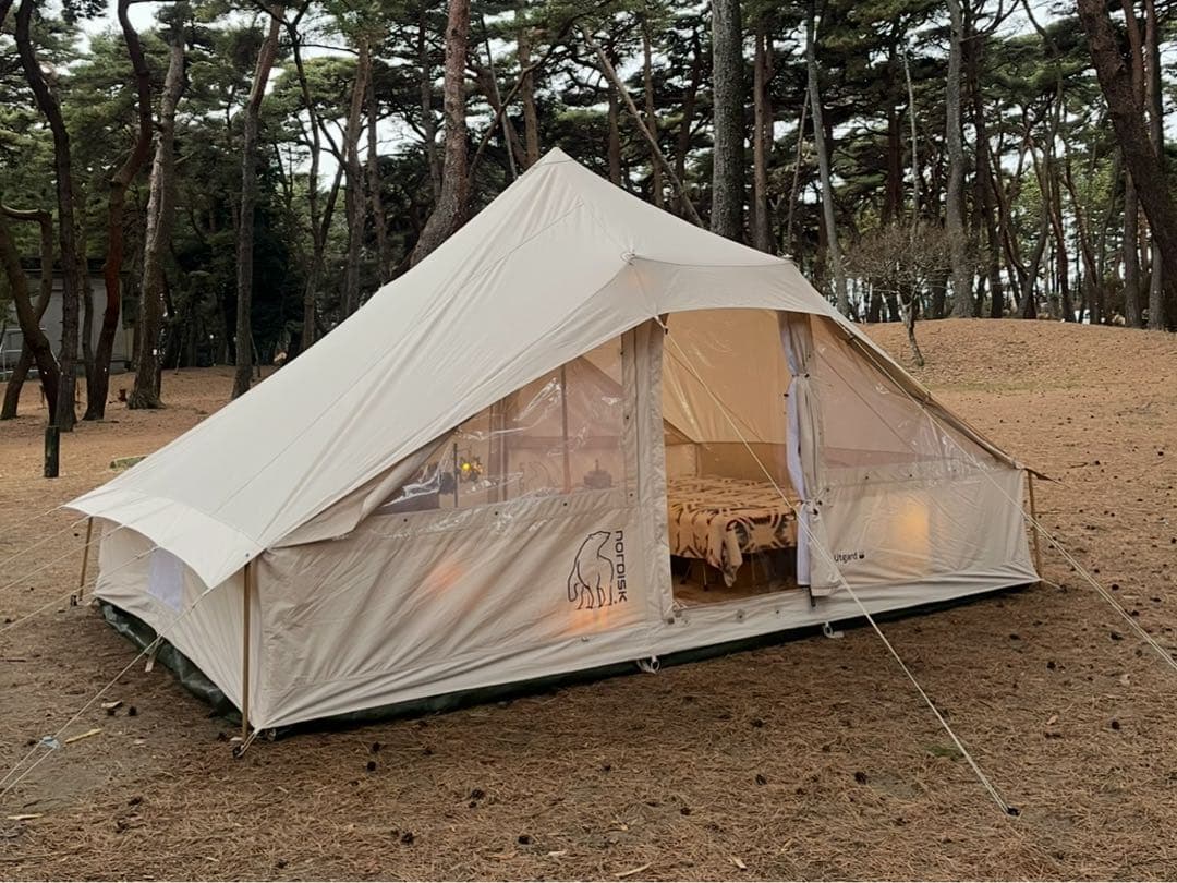 ノルディスク、ウトガルド13.2、キャンプオンパレード庇タープ、ポールセット