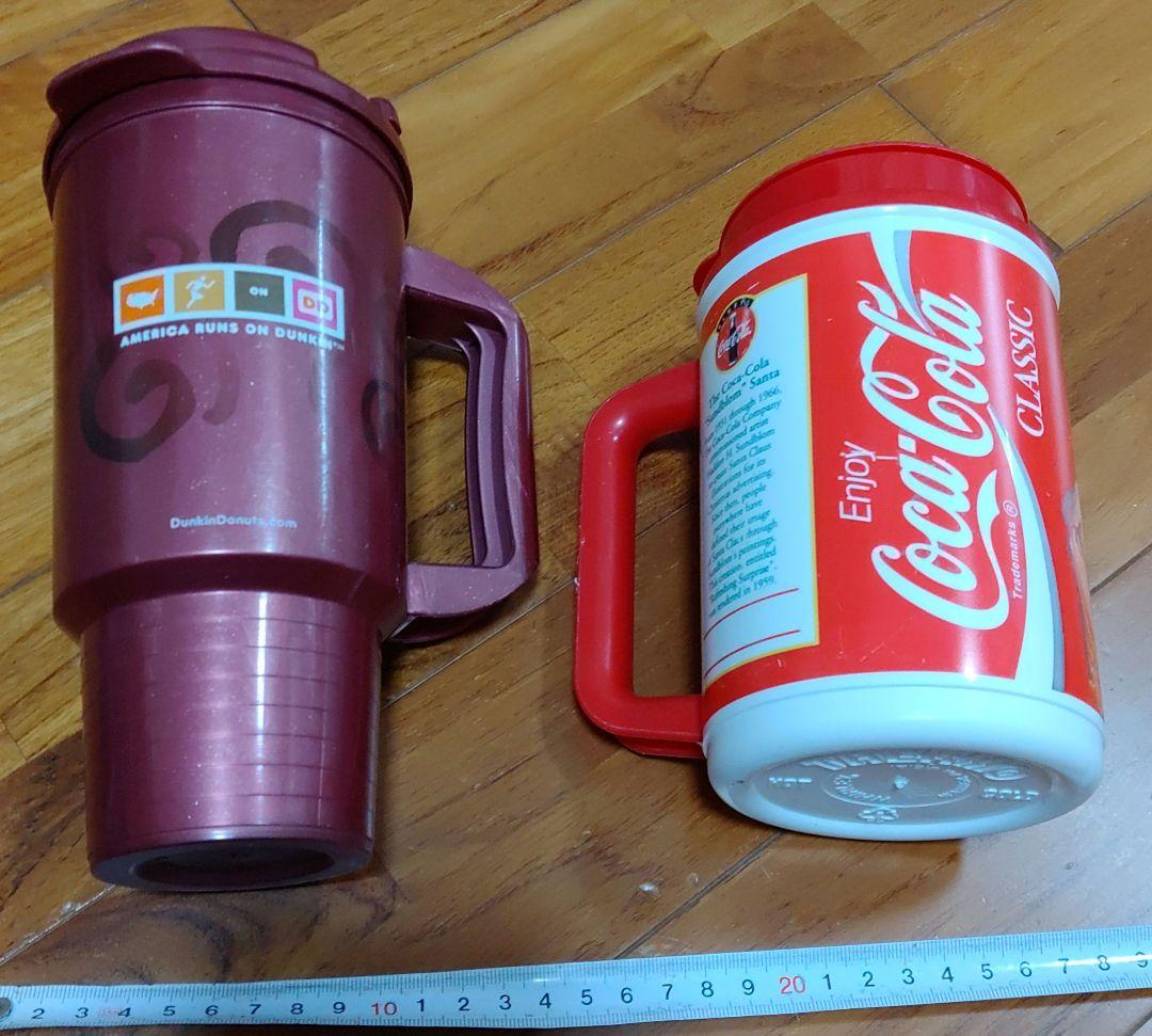 ダンキンドーナツ　コカ・コーラ　　USA タンブラー　しろくま　白熊