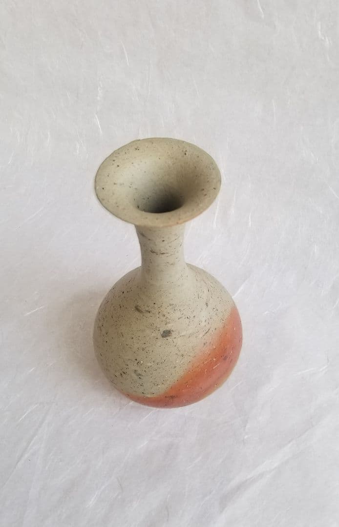 備前鶴首花入 (未使用 美品)