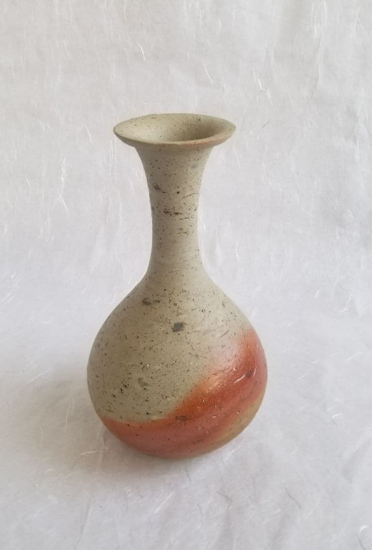 備前鶴首花入 (未使用 美品)