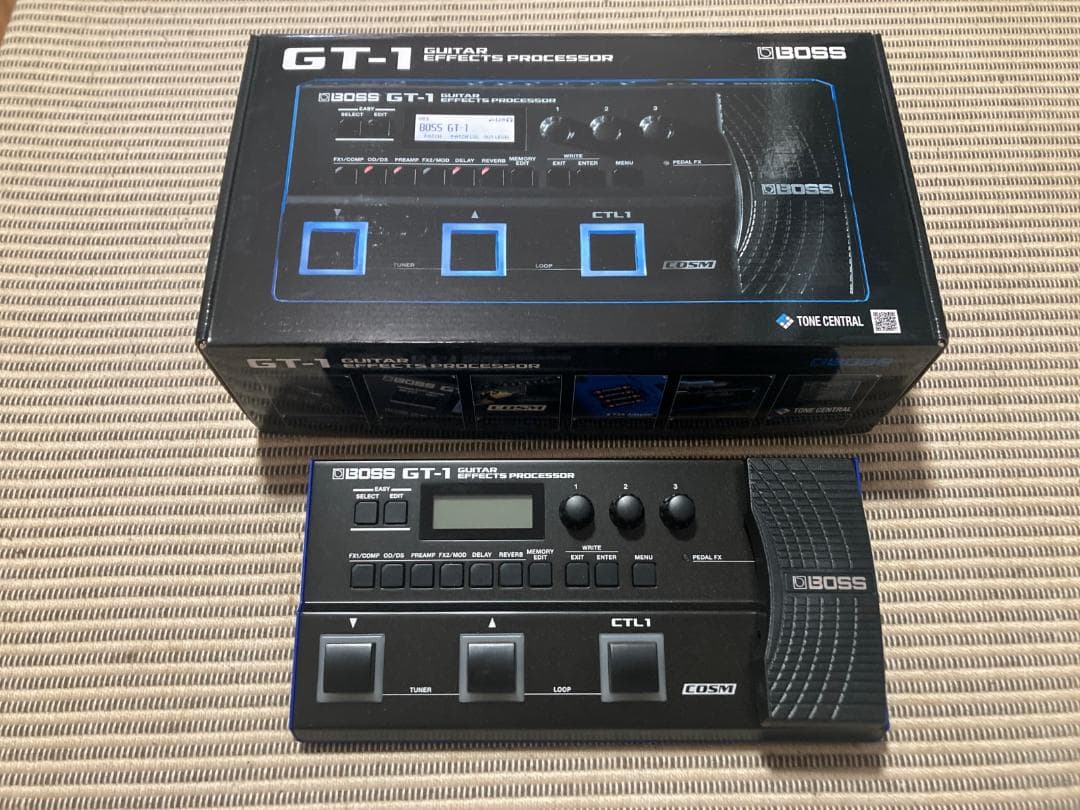 BOSS GT-1＋電源アダプター＋書籍 3点セット ボス マルチエフェクター