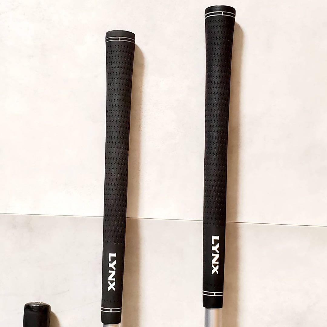 【良品】LYNX SILVER CAT メンズ ゴルフクラブセット 9本 右利き