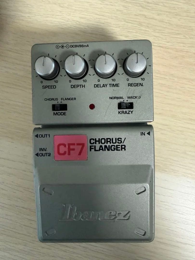 Ibanez CF7 コーラス/フランジャーエフェクター