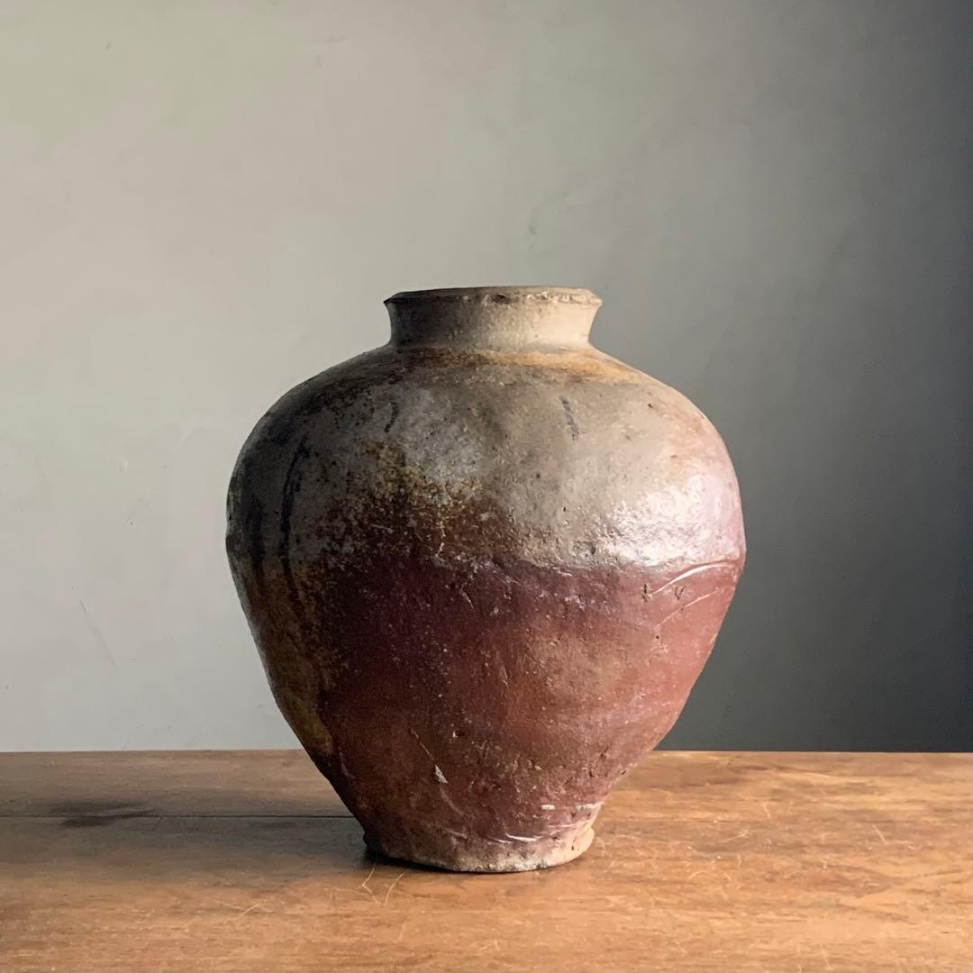 越前焼 壺 自然釉 古美術 古道具 アンティーク