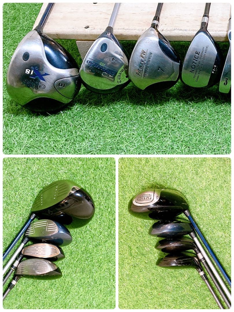 H7 キャロウェイ　初心者オススメ　ゴルフクラブ　メンズセット　右利き　13本