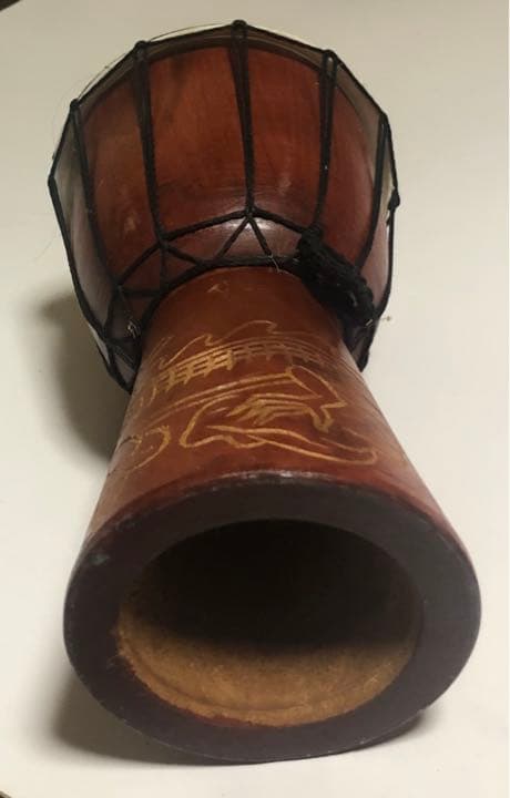 ⬛️ 美品！！⬛️ ジャンべ！！⬛️ 手彫り模様が鮮やか！！⬛️