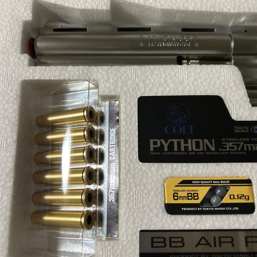 コルト　パイソン357 colt python 6インチ　ステンレスモデル