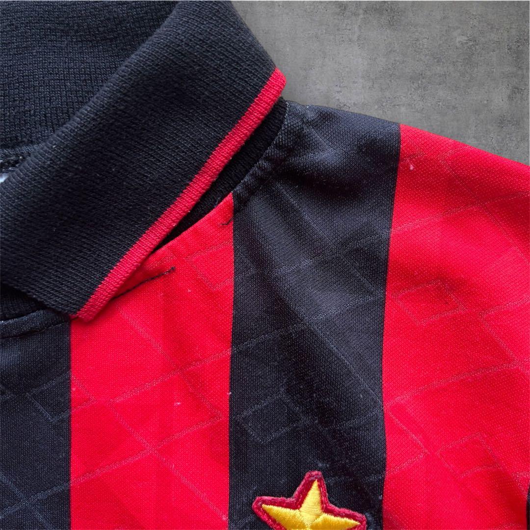 Lotto 1993/94 ACミラン ユニフォーム ヴィンテージ 長袖 90s