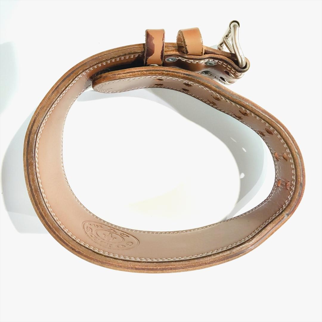 GOLD'S GYM ゴールドジム プロレザーベルト Sサイズ