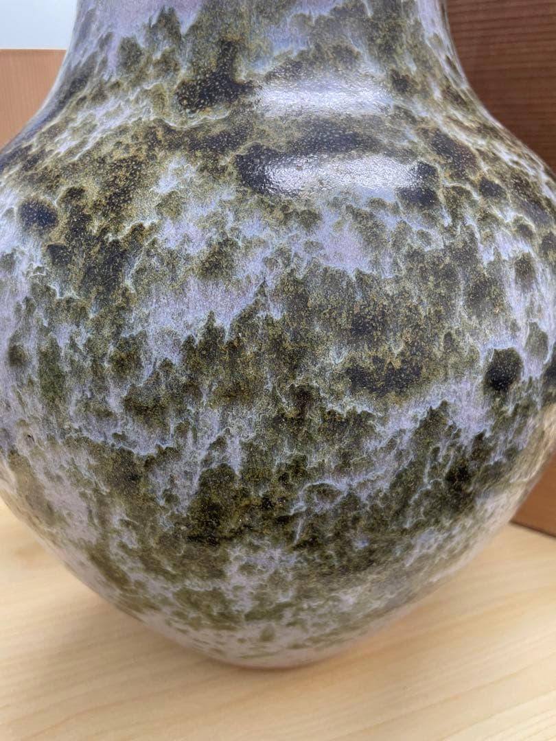 五情窯作　花瓶　美術品　古美術　骨董