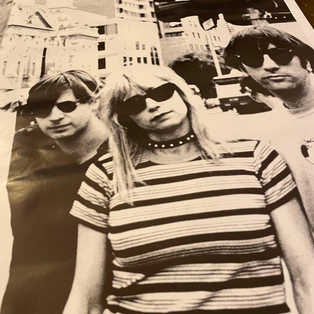 90sデッドストック sonic youth 大判 ポスター　ソニックユース