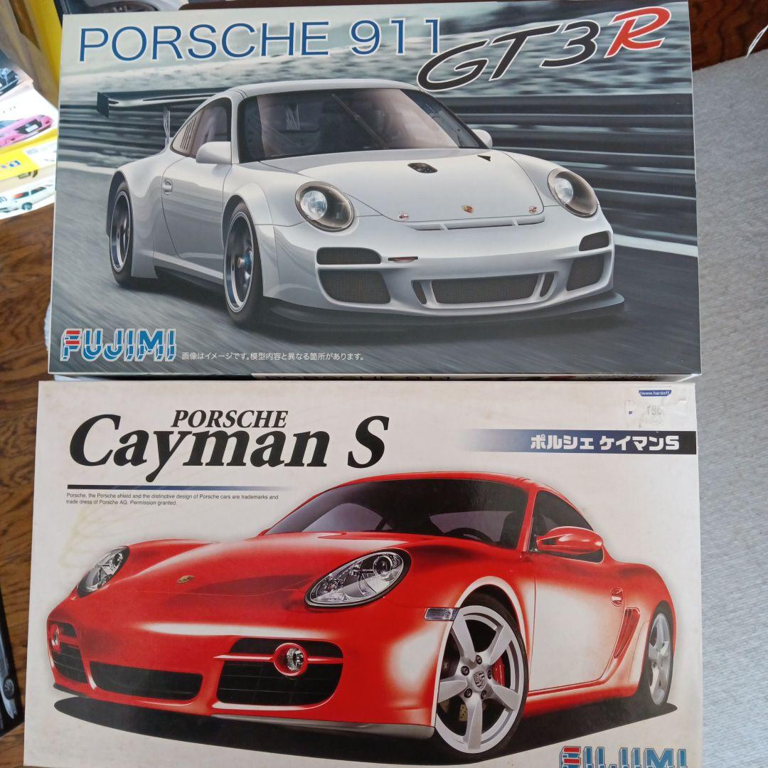 FUJIMI ポルシェ 911 GT3R & ケイマン S プラモデル