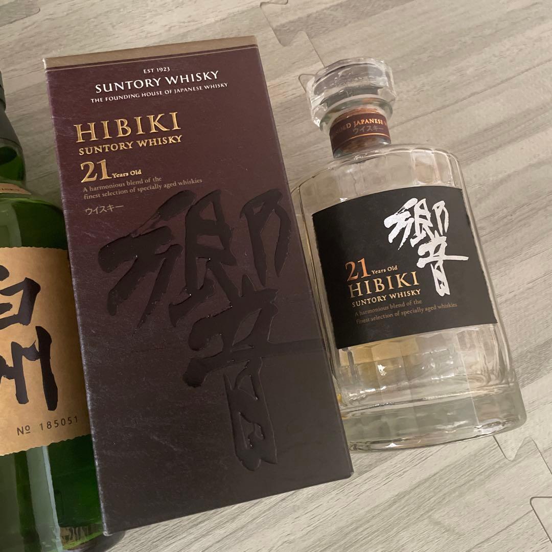 山崎18年 白州18年 響21年⭐︎空瓶・空箱セット