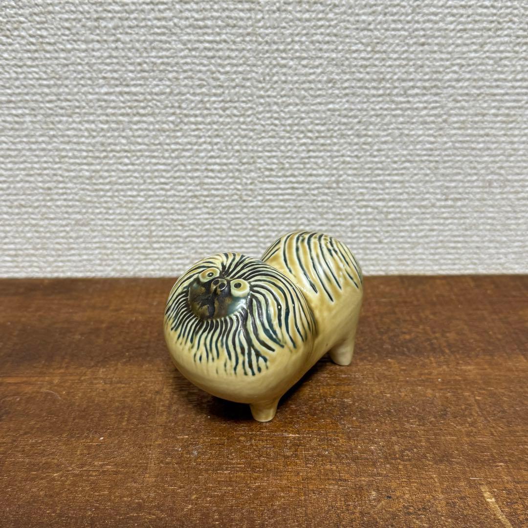 リサ・ラーソン/vintage陶器/ペキニーズ